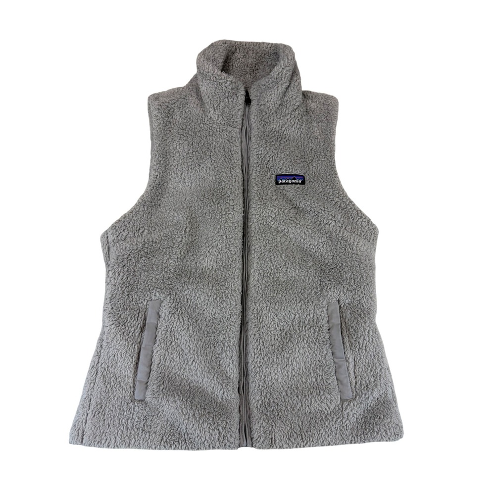 Patagonia Los Gatos Fleece Vest Womens Small Gray Full Zip 
 Gorpcore Oudoor